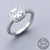 Stunning Resizable 925 Sterling Silver Halo Ring