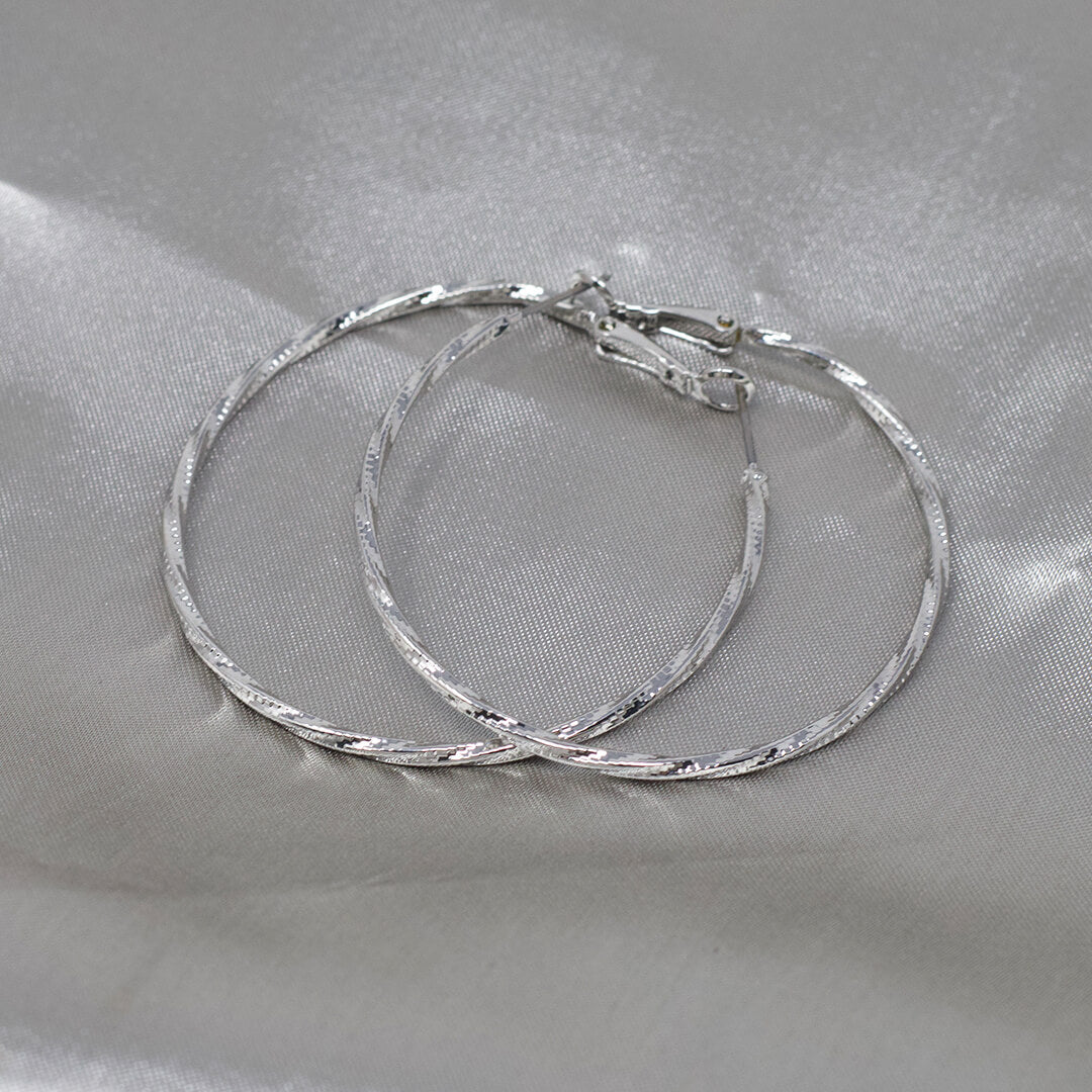 The Exciting Crystal Hoop Earrings