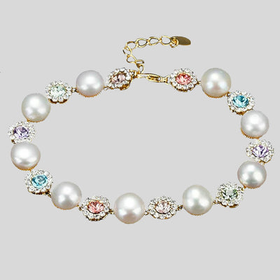 "The Crystal Bracelet Lotus"- belledesoiree.com