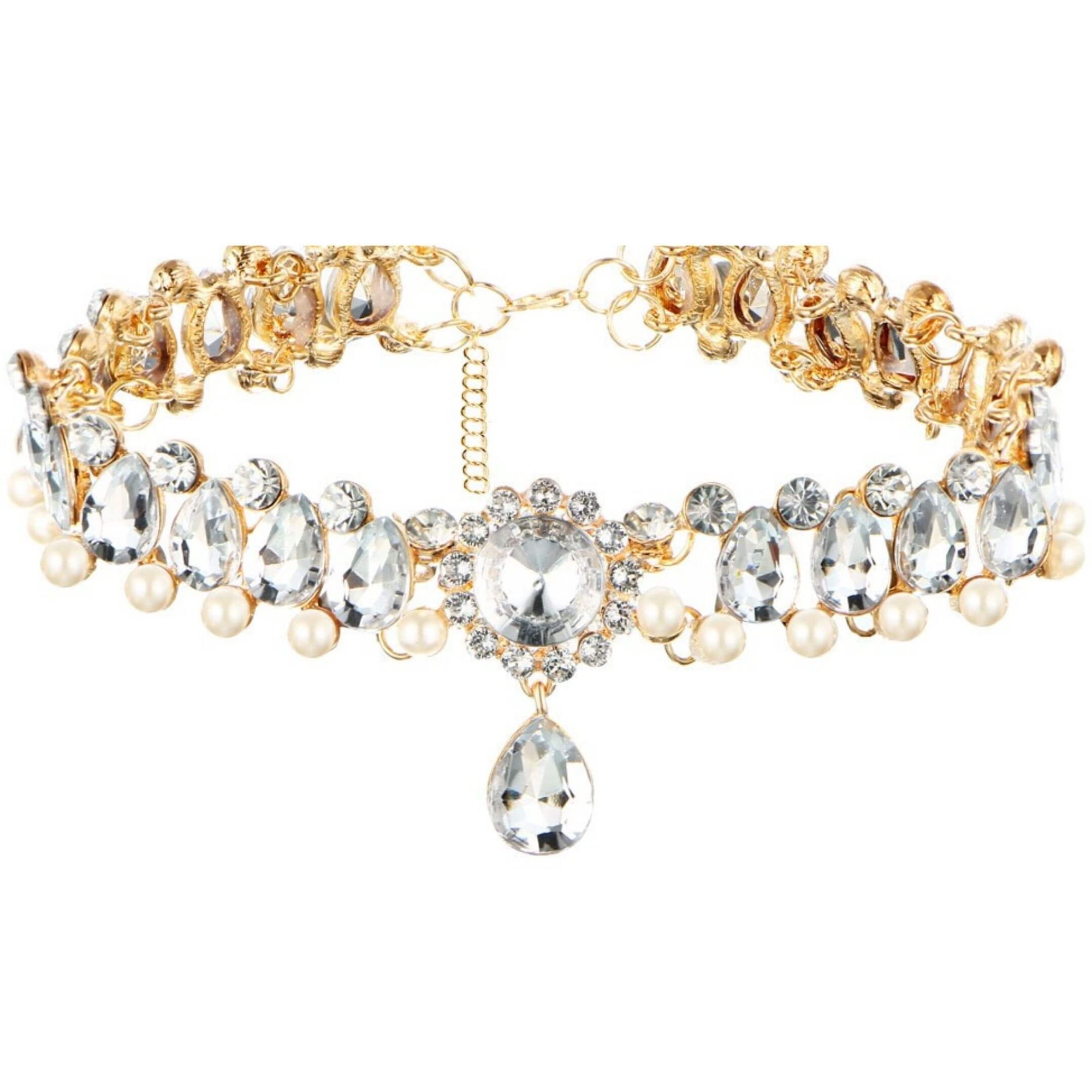 "The Choker"- Gold Vintage Necklace-BELLE DE SOIREE chokers