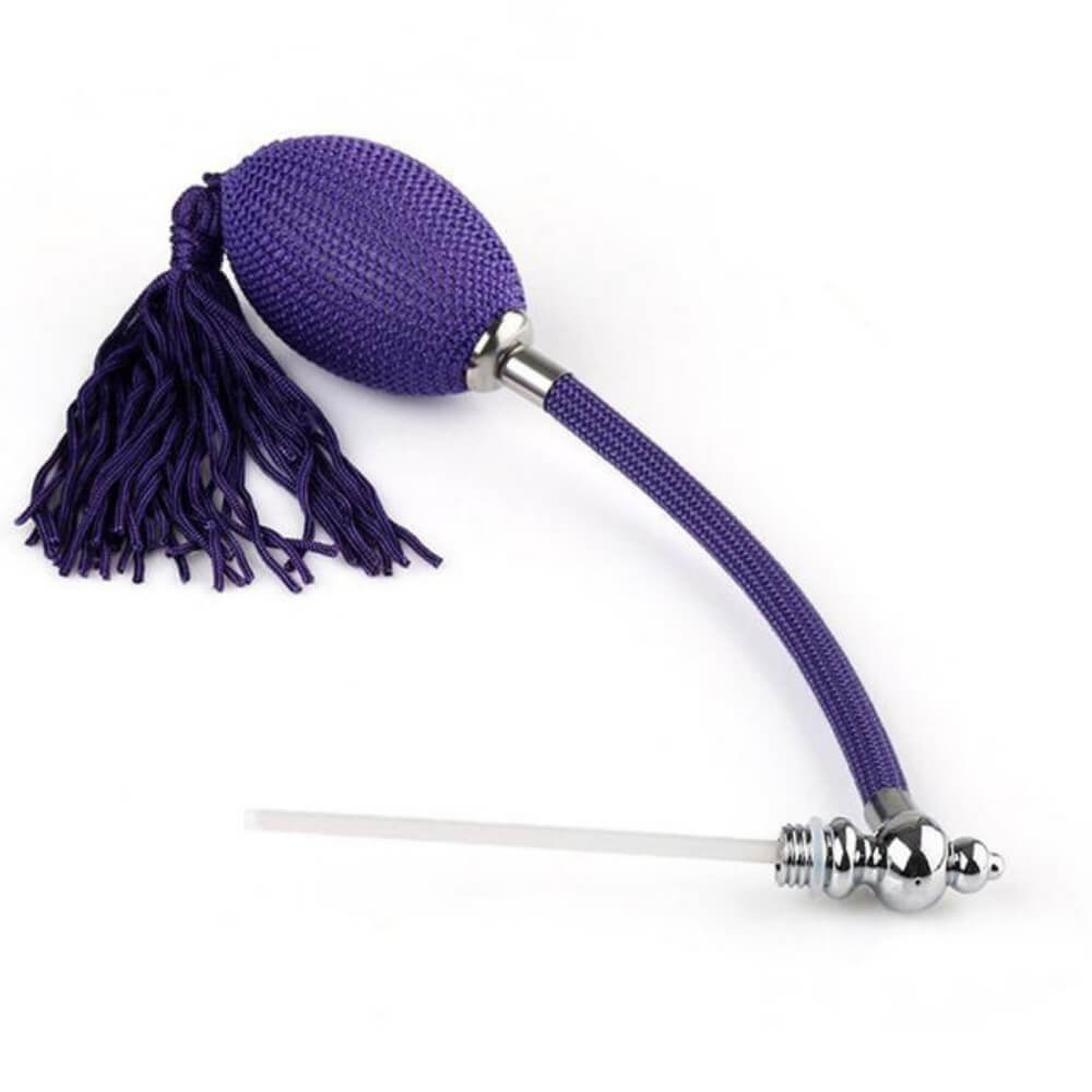 "The Purple Top of The Perfume Atomizer"- belledesoiree.com