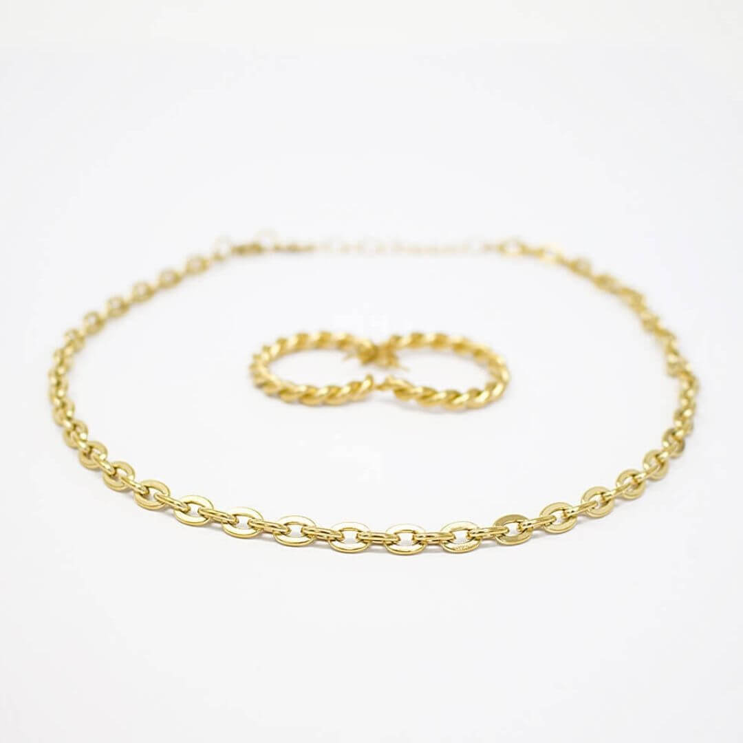 Timeless Gold-Tone Choker Necklace