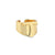 Gold Letter Adjustable Ring