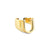 Gold Letter Adjustable Ring