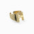 Gold Color Letter Adjustable Ring H