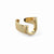 Gold Letter Adjustable Ring