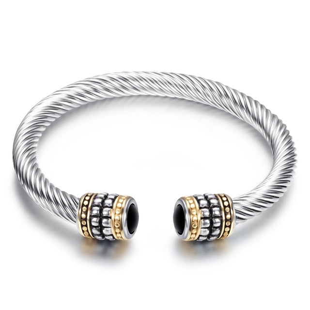 Silver Twist and Shiny Bangle Cleopatra