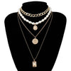 Multi-Layered Pearl Choker Statement Necklace Cavalaire