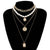 Multi-Layered Pearl Choker Statement Necklace Cavalaire 