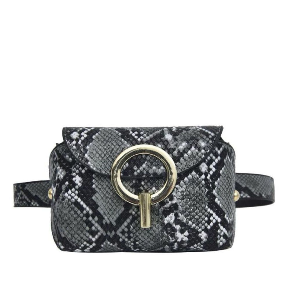 Trendy Snake Belt Bag Charlotte  - belledesoiree.com