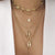 Vintage Gold Shell Choker Necklaces Touquet